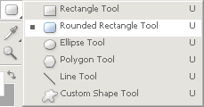 Rounded Rectangle Tool Photoshop Tools