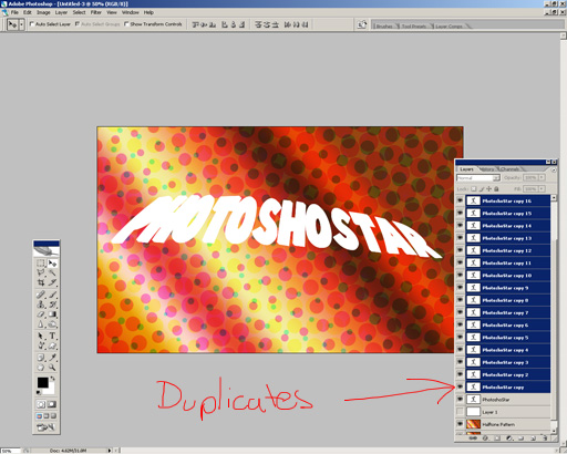 Duplicated Text Layers