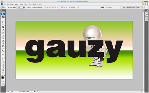 Gauzy Text Effect Image 07