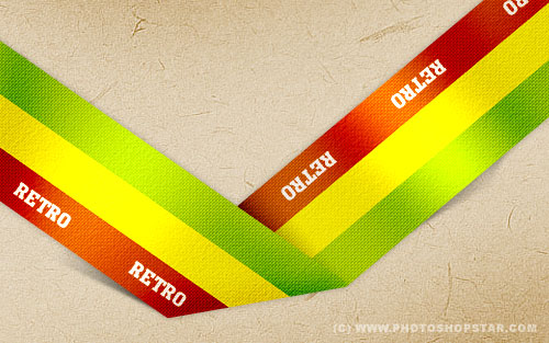 Design a Retro Style Ribbon 27