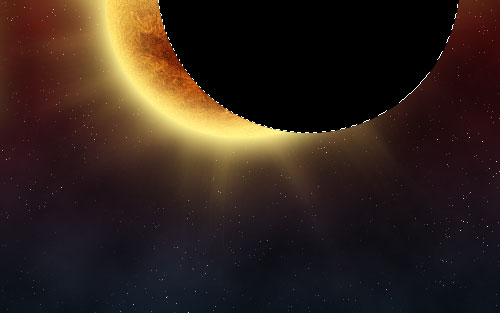 Recreating Solar Eclipse in Space 24