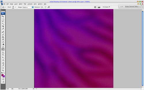 Creating Chameleon Effect Fabric Texture 05