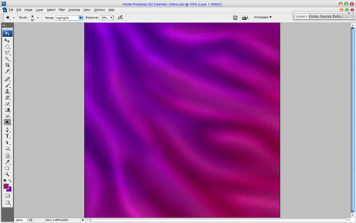 Creating Chameleon Effect Fabric Texture 06