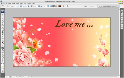 Using Creative Art in Valentine Greeting Card 18