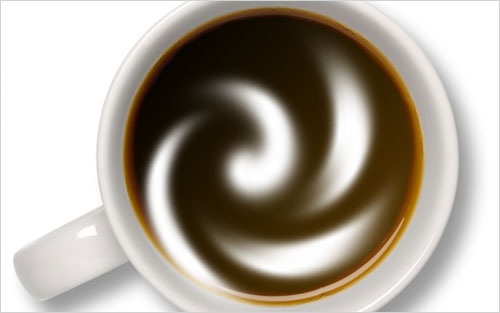 صنع كريم القهوة في فوتوشوب 06