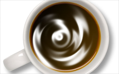 صنع كريم القهوة في فوتوشوب 08