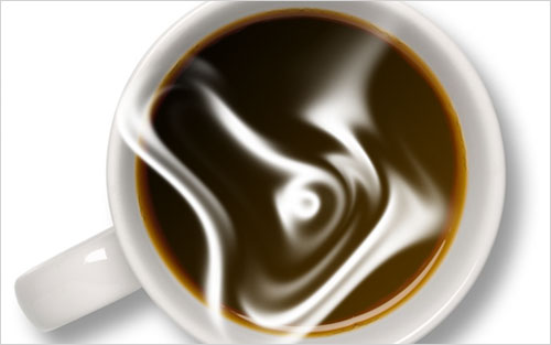 صنع كريم القهوة في فوتوشوب 10