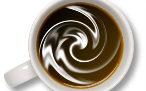 Creating Coffee Cream in Photoshop 14