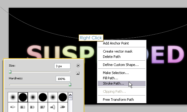 How to Create Suspended Text Effect 16 How to Create Suspended Text Effect 16