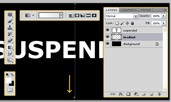 How to Create Suspended Text Effect 2 How to Create Suspended Text Effect 2