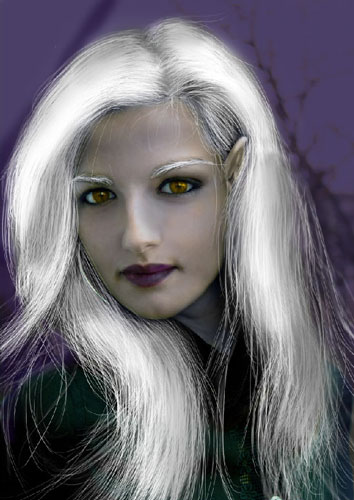 Transform Female into Dark Elf 35