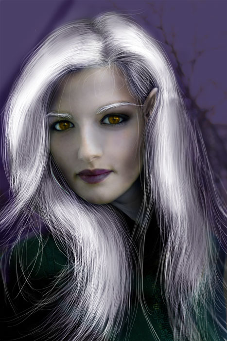 Transform Female into Dark Elf