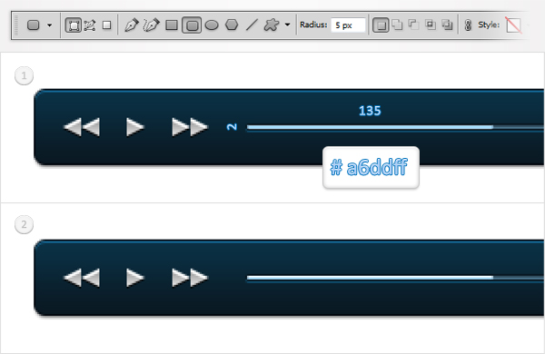 How to Create a Mini Music Player in Adobe Photoshop 16