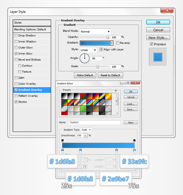 قم بإنشاء قائمة منسدلة بسيطة في Adobe Photoshop 4