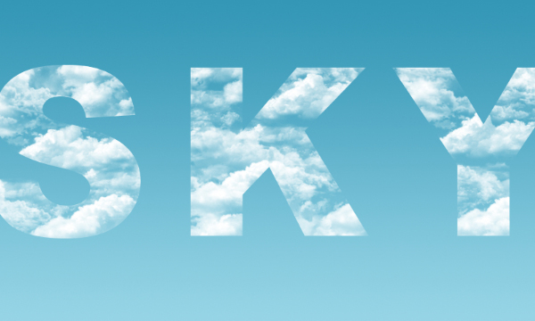 Clouds Text Effect 7