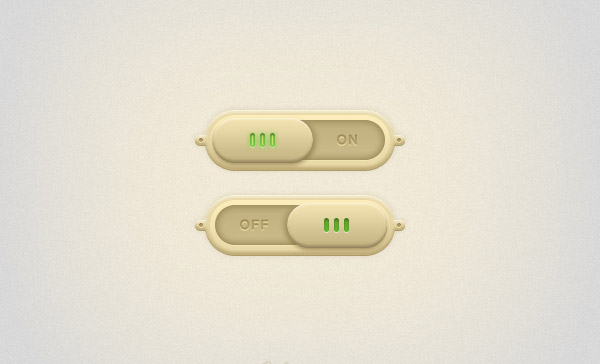 How to Create a Pale Golden Switch Button