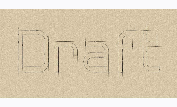 Create an Outline Sketch Text Effect