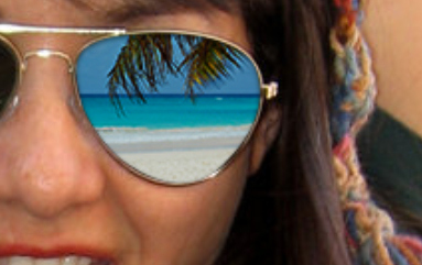 How to Add Reflections To Sunglasses With Photoshop 10c