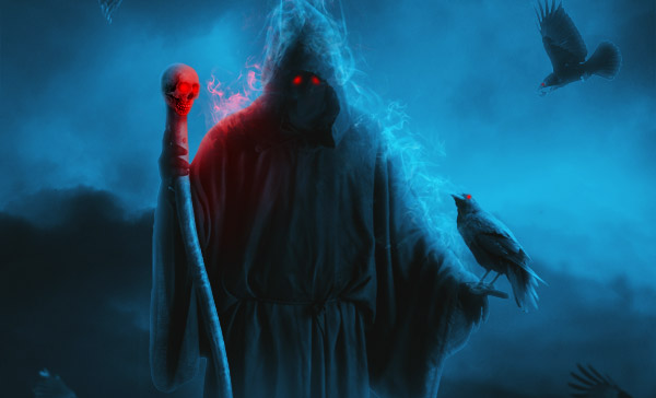 Create a Dark Grim Reaper Scene for Halloween in Photoshop