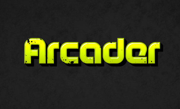 How to Create Arcade Text Effect