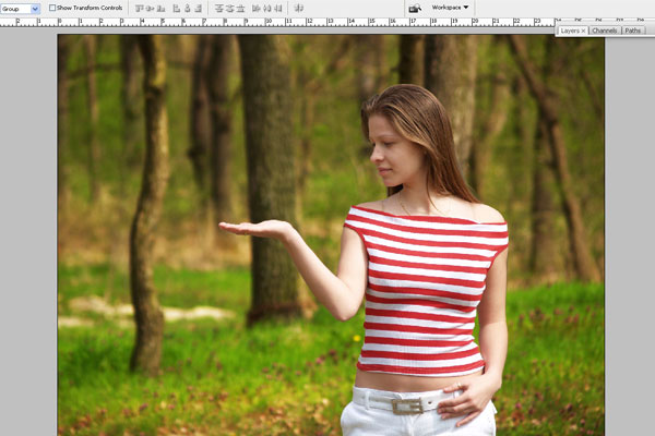 Create a Forest Fairy Using Artistic Photo Processing 5