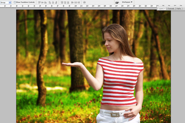 Create a Forest Fairy Using Artistic Photo Processing 7