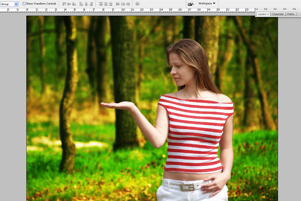 Create a Forest Fairy Using Artistic Photo Processing 9