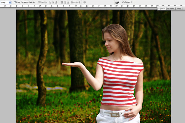 Create a Forest Fairy Using Artistic Photo Processing 12