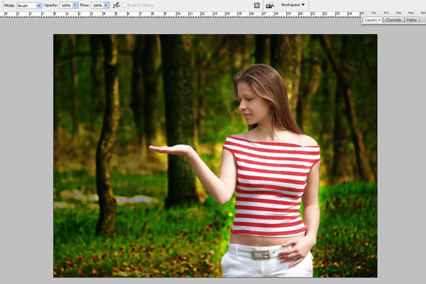 Create a Forest Fairy Using Artistic Photo Processing 13