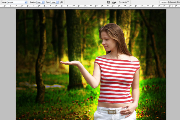 Create a Forest Fairy Using Artistic Photo Processing 15