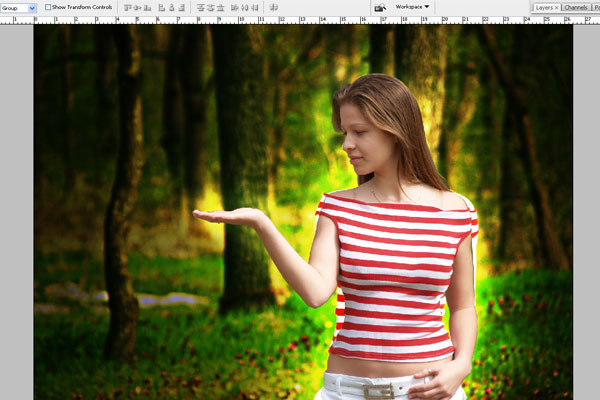 Create a Forest Fairy Using Artistic Photo Processing 18