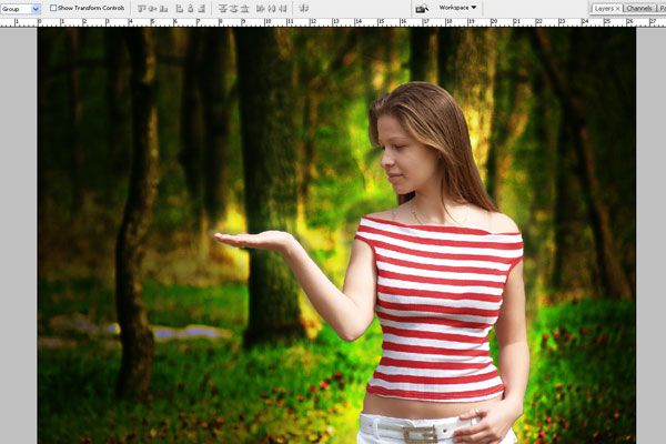 Create a Forest Fairy Using Artistic Photo Processing 19