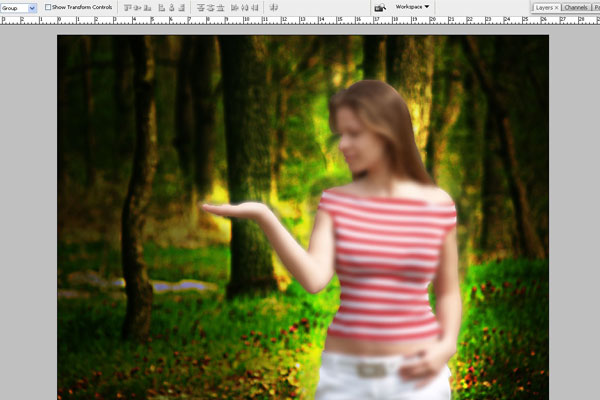 Create a Forest Fairy Using Artistic Photo Processing 23