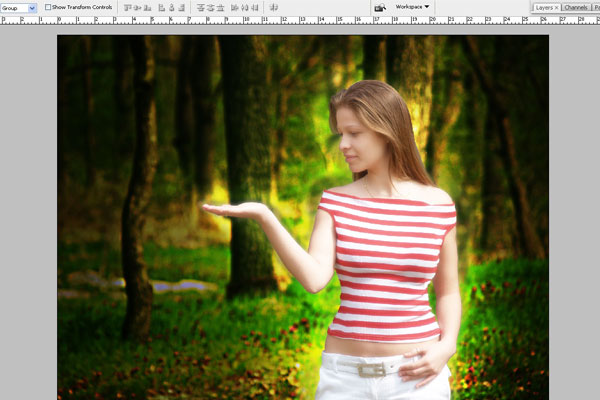 Create a Forest Fairy Using Artistic Photo Processing 25