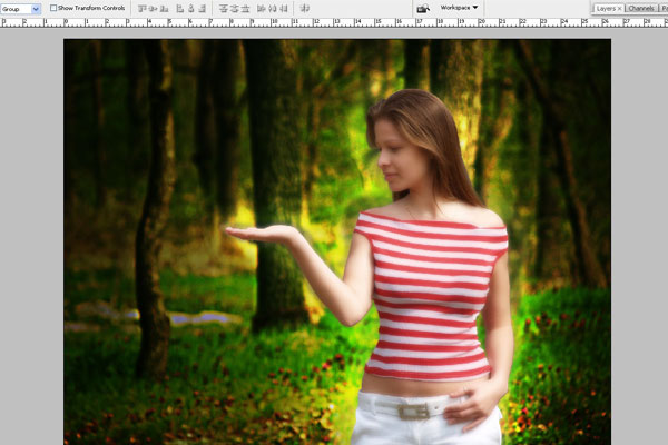 Create a Forest Fairy Using Artistic Photo Processing 26