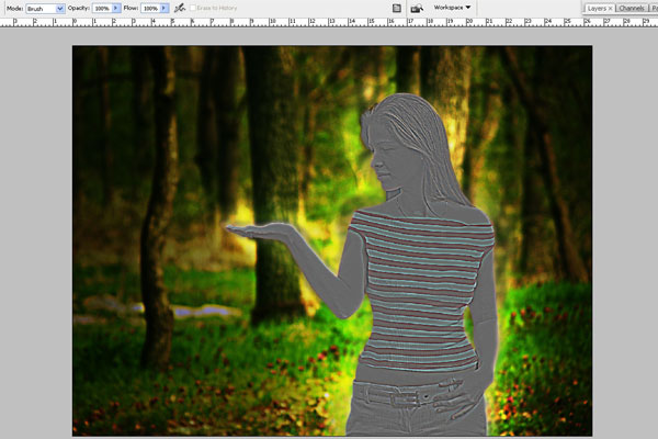 Create a Forest Fairy Using Artistic Photo Processing 33