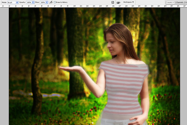 Create a Forest Fairy Using Artistic Photo Processing 39