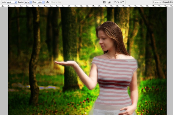 Create a Forest Fairy Using Artistic Photo Processing 40