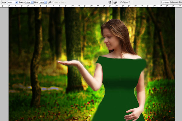 Create a Forest Fairy Using Artistic Photo Processing 43