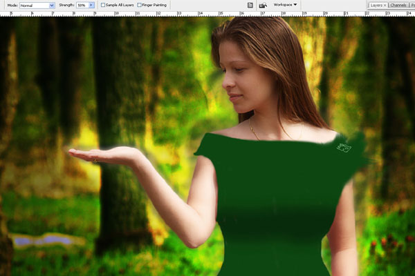 Create a Forest Fairy Using Artistic Photo Processing 44