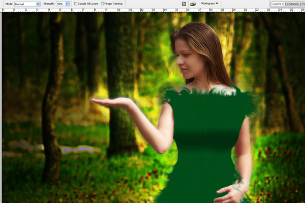 Create a Forest Fairy Using Artistic Photo Processing 45