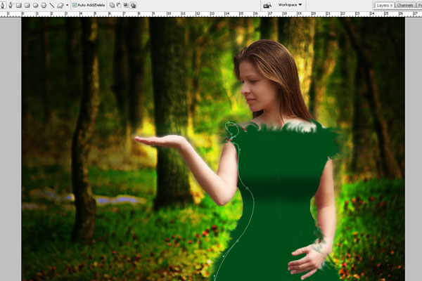 Create a Forest Fairy Using Artistic Photo Processing 46