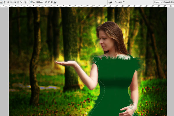 Create a Forest Fairy Using Artistic Photo Processing 48