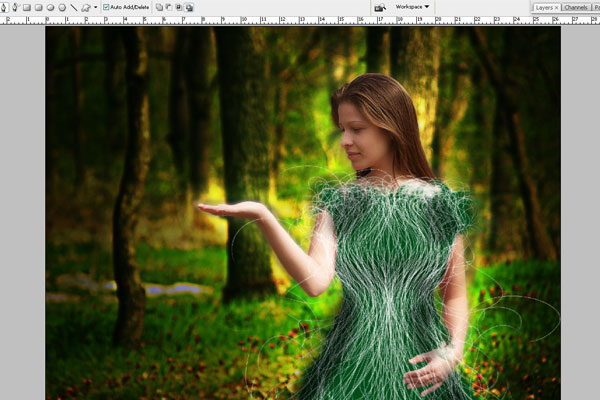 Create a Forest Fairy Using Artistic Photo Processing 51