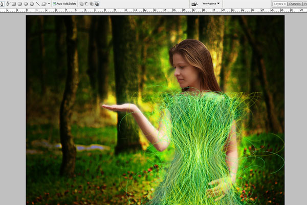 Create a Forest Fairy Using Artistic Photo Processing 57