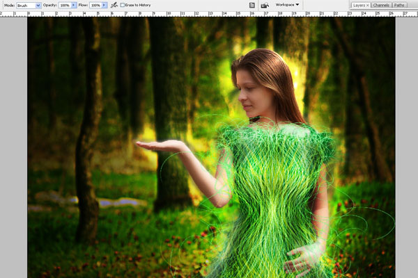 Create a Forest Fairy Using Artistic Photo Processing 59