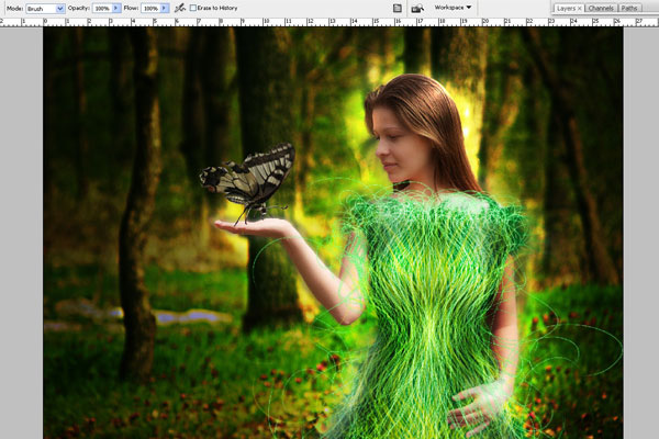 Create a Forest Fairy Using Artistic Photo Processing 61