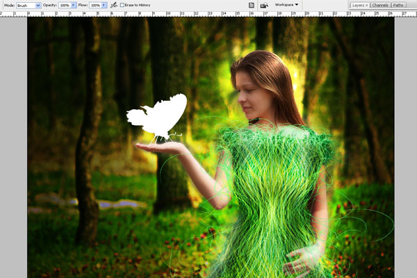 Create a Forest Fairy Using Artistic Photo Processing 63