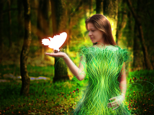 Create a Forest Fairy Using Artistic Photo Processing