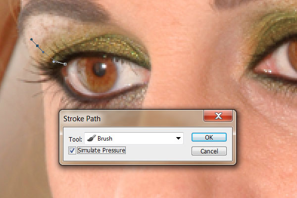 Imitation Evening Eye Make Up in Photoshop 21